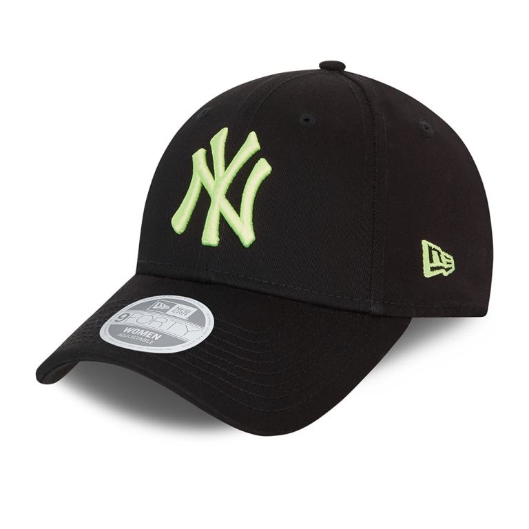 Gorras New Era 9forty Negros - New York Yankees League Essential Womens 59310EQXH